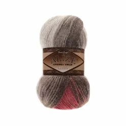 Alize Angora Gold Simli Batik-1984 Vadelma / Ruskea